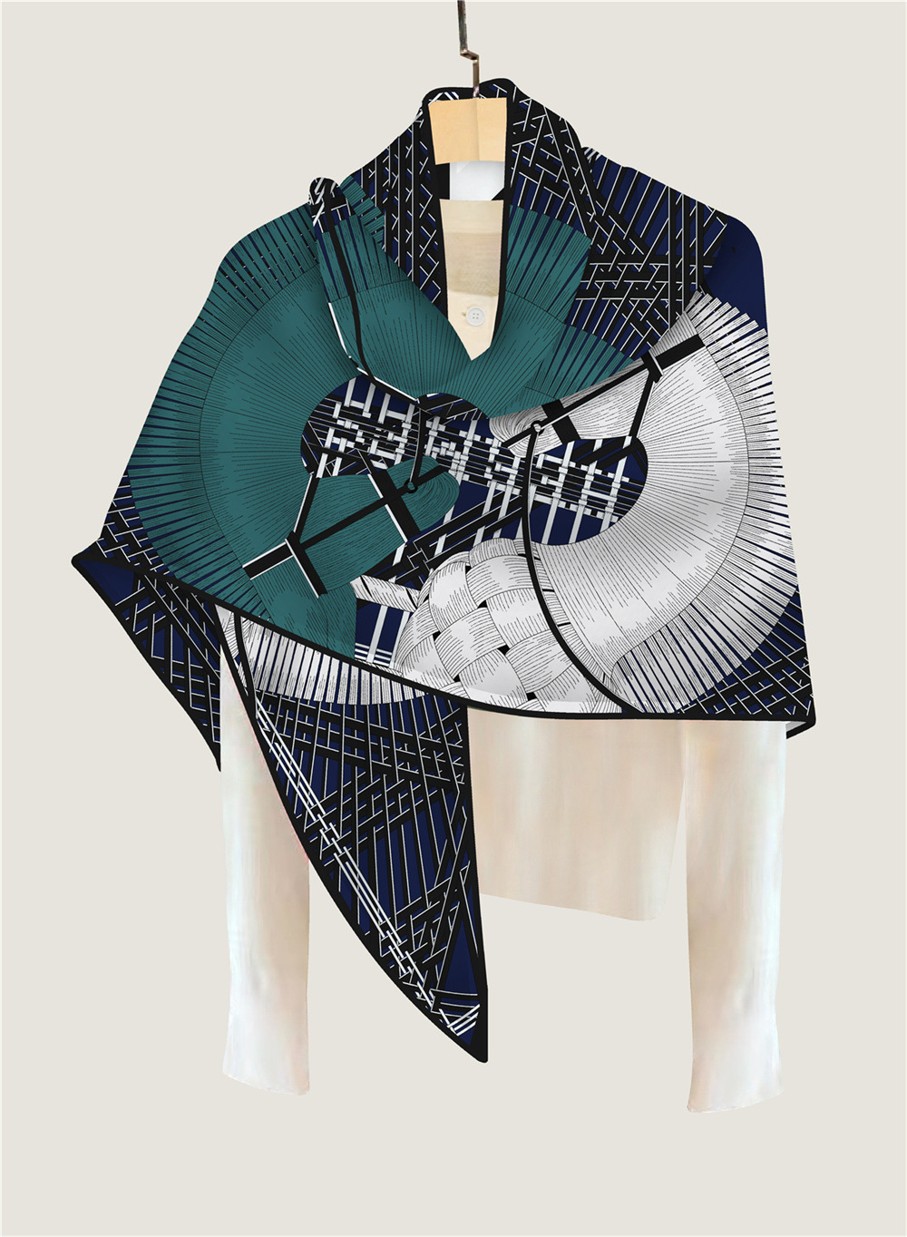 Triangle Shawls Winter Warm Sc - Winter Clothing Accessories avaliação e preço